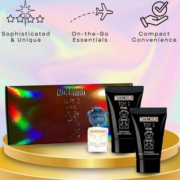 MOSCHINO Toy 2 Pearl Boxed Set $50 Size: OS Moschino NWT NIB - Picture 5 of 5